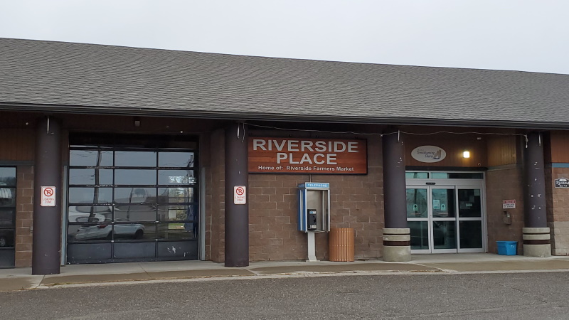 Exterior view of Riverside Place entrance