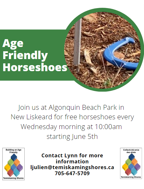 All Age Friendly Horseshoes Schedule